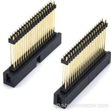 2.54mmピッチ ボックスヘッダコネクタ ストレート 40P